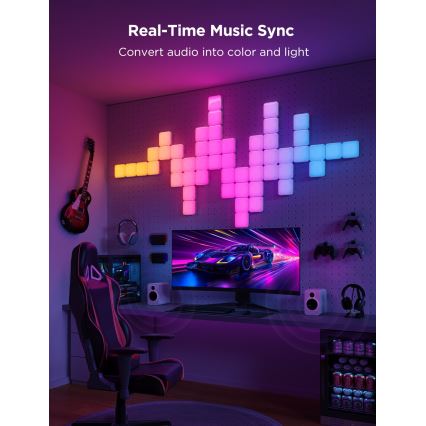 Govee - 10x panou mini RGBIC inteligent Wi-Fi