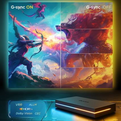 Govee - AI Sync Box 2 Iluminare RGBICW pentru Smart TV 55-65 Wi-Fi