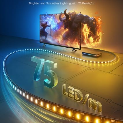 Govee - AI Sync Box 2 Iluminare RGBICW pentru Smart TV 55-65 Wi-Fi