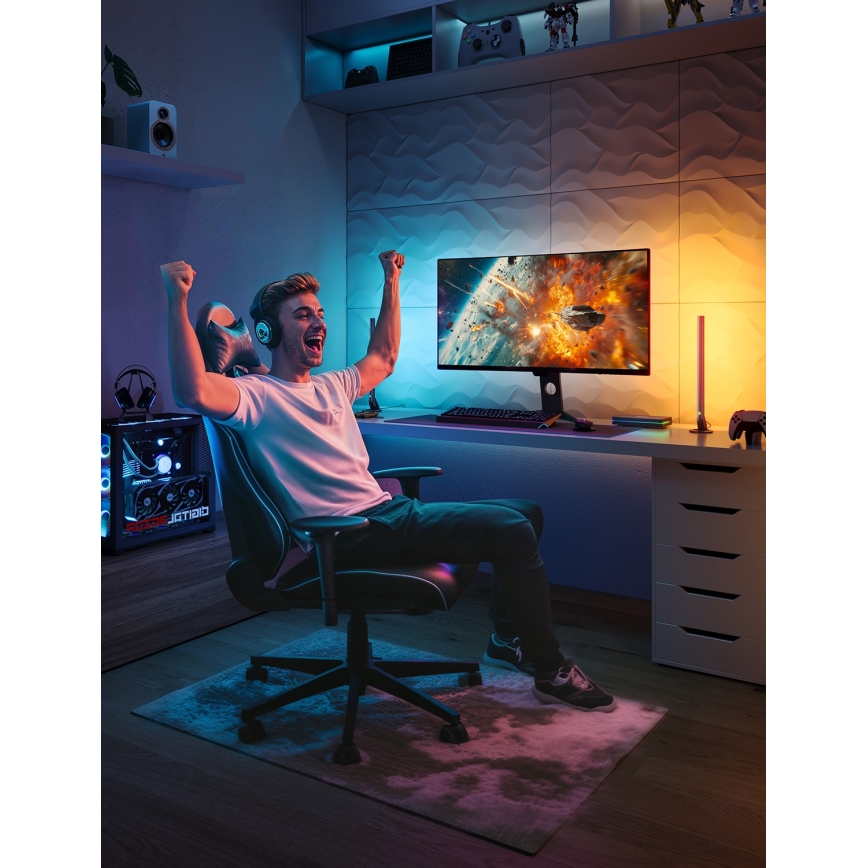 Govee - AI Sync Box Kit 2 Set iluminare PC inteligent pentru monitoare 27-34 + panouri LED Wi-Fi