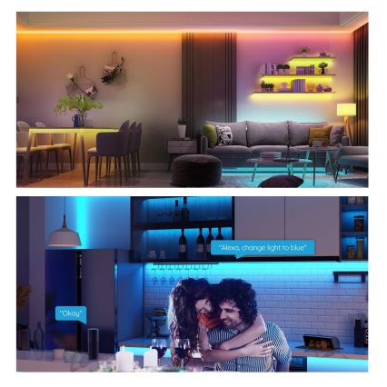 Govee - Bandă LED RGB dimabilă SMART LED/36W/24V 10m Wi-Fi