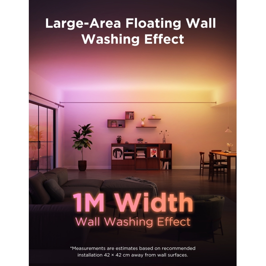 Govee - Bandă LED RGBICWW suspendată LED/36W/24V 4m Skyline Matter Wi-Fi