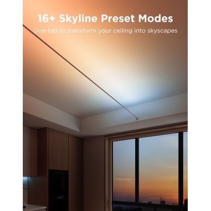 Govee - Bandă LED RGBICWW suspendată LED/36W/24V 4m Skyline Matter Wi-Fi