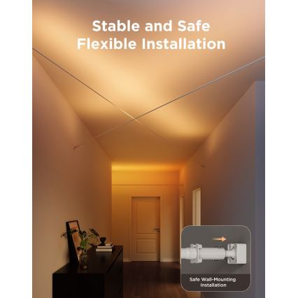 Govee - Bandă LED RGBICWW suspendată LED/36W/24V 4m Skyline Matter Wi-Fi