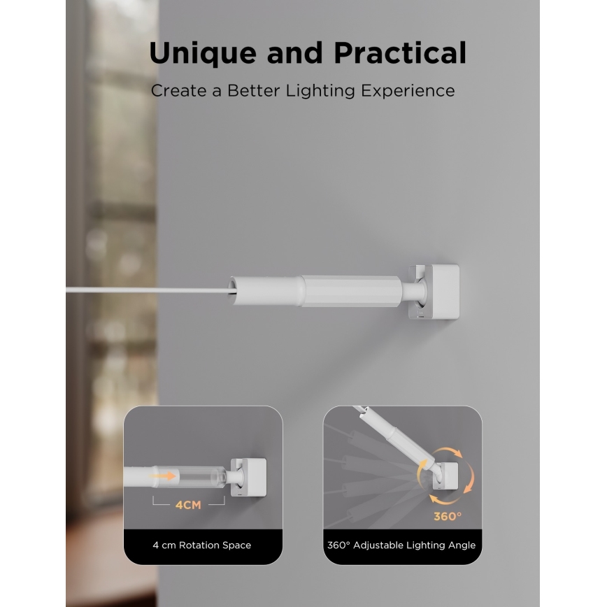 Govee - Bandă LED RGBICWW suspendată LED/36W/24V 4m Skyline Matter Wi-Fi