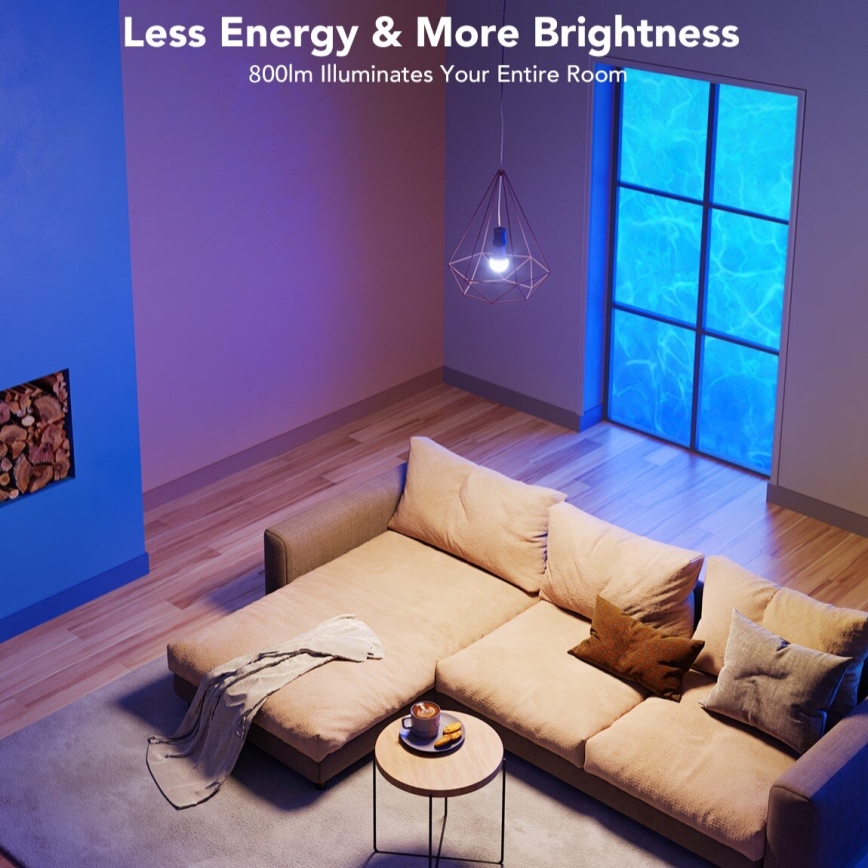 Govee - Bec LED RGBWW dimabil Smart MATTER E27/12W/230V 2700-6500K Wi-Fi