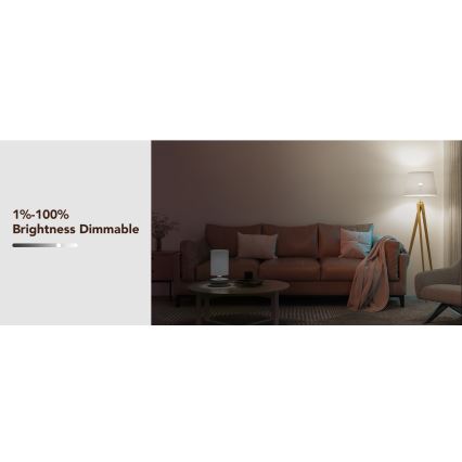 Govee - Bec LED RGBWW dimabil Smart MATTER E27/12W/230V 2700-6500K Wi-Fi