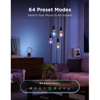 Govee - Bec LED RGBWW dimabil Smart MATTER G80 E27/5W/230V 2700-6500K Wi-Fi