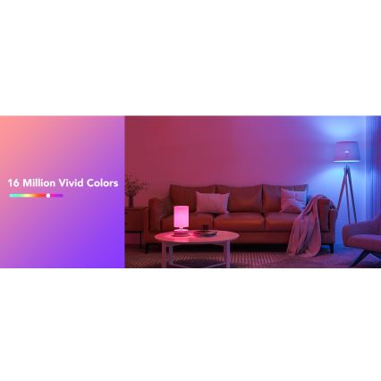 Govee - LED RGBWW Bec dimabil Smart MATTER E27/9W/230V 2700-6500K Wi-Fi