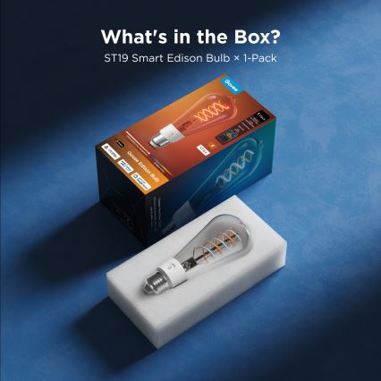 Govee - bec LED RGBWW reglabil Smart MATTER ST64 E27/5W/230V 2700-6500K Wi-Fi
