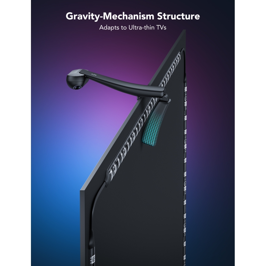 Govee - DreamView T2 DUAL TV 75-85 SMART LED iluminare ambientală RGBIC Wi-Fi + telecomandă
