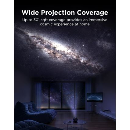 Govee Galaxy Light Projector 2 Pro Matter cu difuzor Wi‑Fi