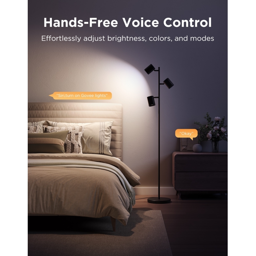 Govee - Lampă de podea LED dimmabilă TREE MATTER RGBICWW/48W/230V Wi-Fi