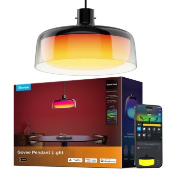 Govee - Lampă suspendată LED RGBICWW, reglabilă, cu cablu, LED/21W/230V, finisaj mat, Wi‑Fi