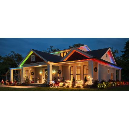 Govee - LED RGBICW Instalație luminoasă de Crăciun pentru exterior 2700-6500K 20m Wi-Fi Matter IP65