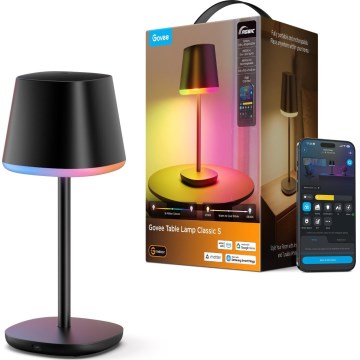 Govee - LED RGBICWW Lampă de masă cu intensitate reglabilă CLASSIC MATTER LED/10W/5V 4800mAh Wi-Fi
