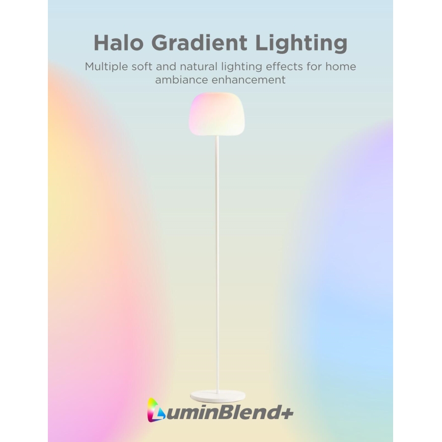 Govee - LED RGBICWW Lampă de podea dimabilă LANTERN MATTER LED/24W/230V Wi-Fi 160 cm
