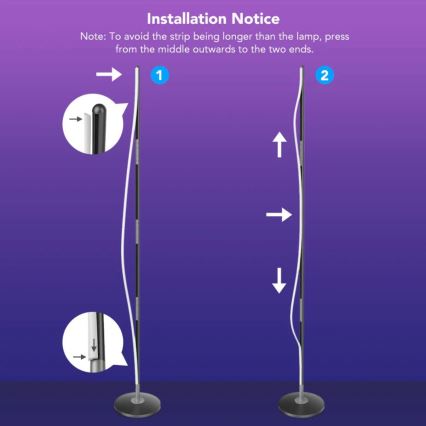 Govee RGBICW Smart Corner Floor Lamp Wi-Fi