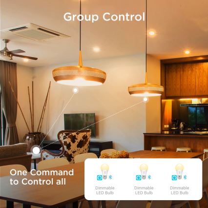 Govee - Set de 2 becuri LED reglabile Smart MATTER A60 E27/9W/230V 2700-6500K Wi-Fi
