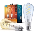 Govee - Set de 2 becuri LED RGBWW dimabile Smart MATTER ST64 E27/5W/230V 2700-6500K Wi-Fi