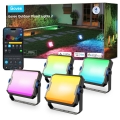 Govee - Set de 4 proiectoare LED RGBICWW reglabile, 24W, 230V, IP66, compatibile cu Matter, Wi-Fi