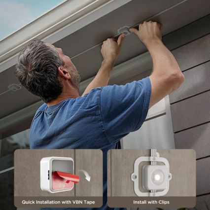 Govee - Șir de spoturi LED RGBIC, 30 m, Wi-Fi, Matter, IP67