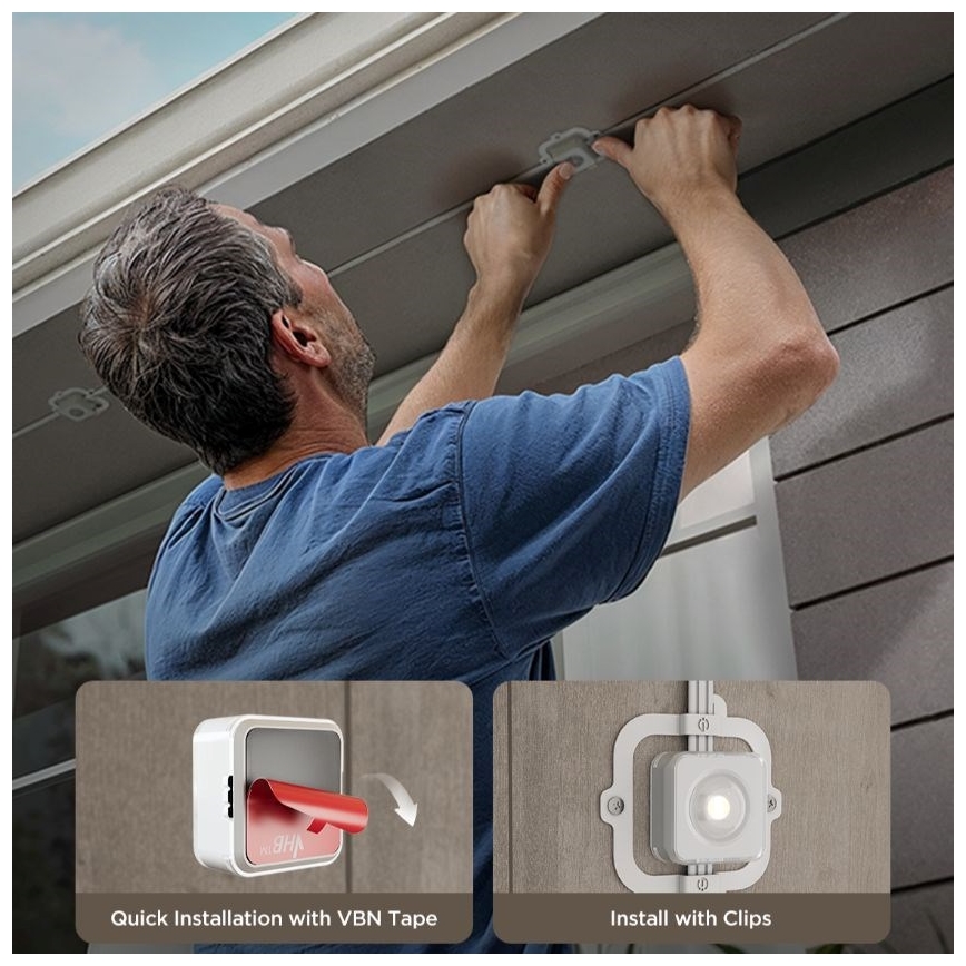 Govee - Șir de spoturi LED RGBIC, 30 m, Wi-Fi, Matter, IP67