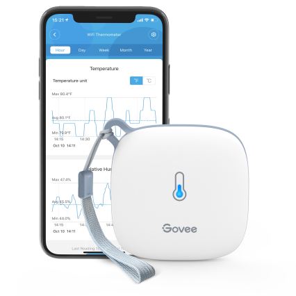 Govee - Termometru și higrometru 3xAAA Wi-Fi