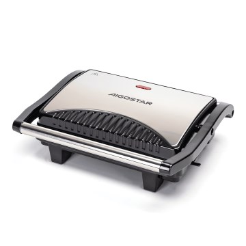 Grătar de contact Aigostar 1000W/230V negru/crom