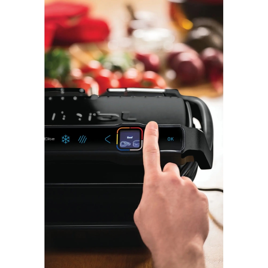 Grătar electric OPTIGRILL ELITE 2000W/230V negru Tefal