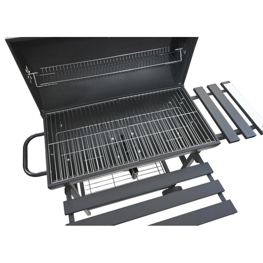 Grătar pe cărbune, negru