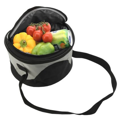 Grătar portabil cu cărbuni, negru