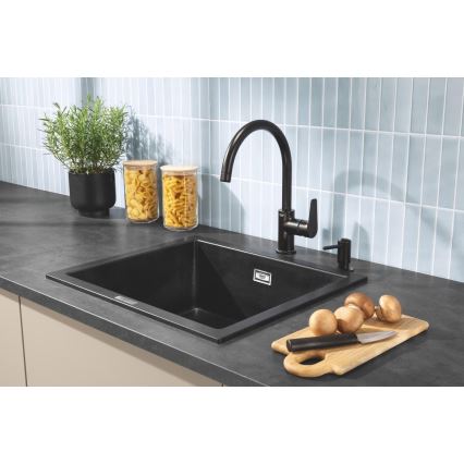 GROHE 1021652430 - Dozator de săpun lichid CONTEMPORARY, 500 ml, negru