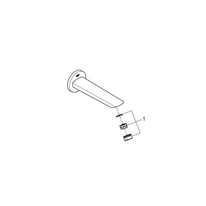 GROHE 13255001 - Scurgere pentru cadă Bau Cosmopolitan 171 mm crom lucios