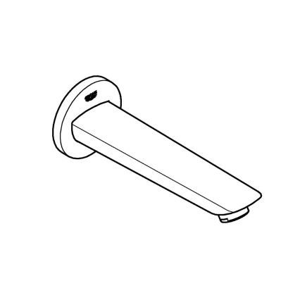 GROHE 13255001 - Scurgere pentru cadă Bau Cosmopolitan 171 mm crom lucios