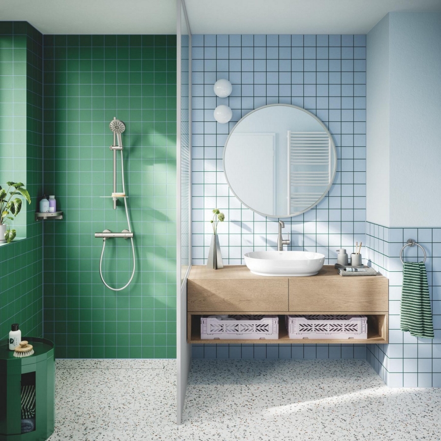 GROHE 134863DC00 - Para de duș VITALIO JOY+ 120 mm, crom mat