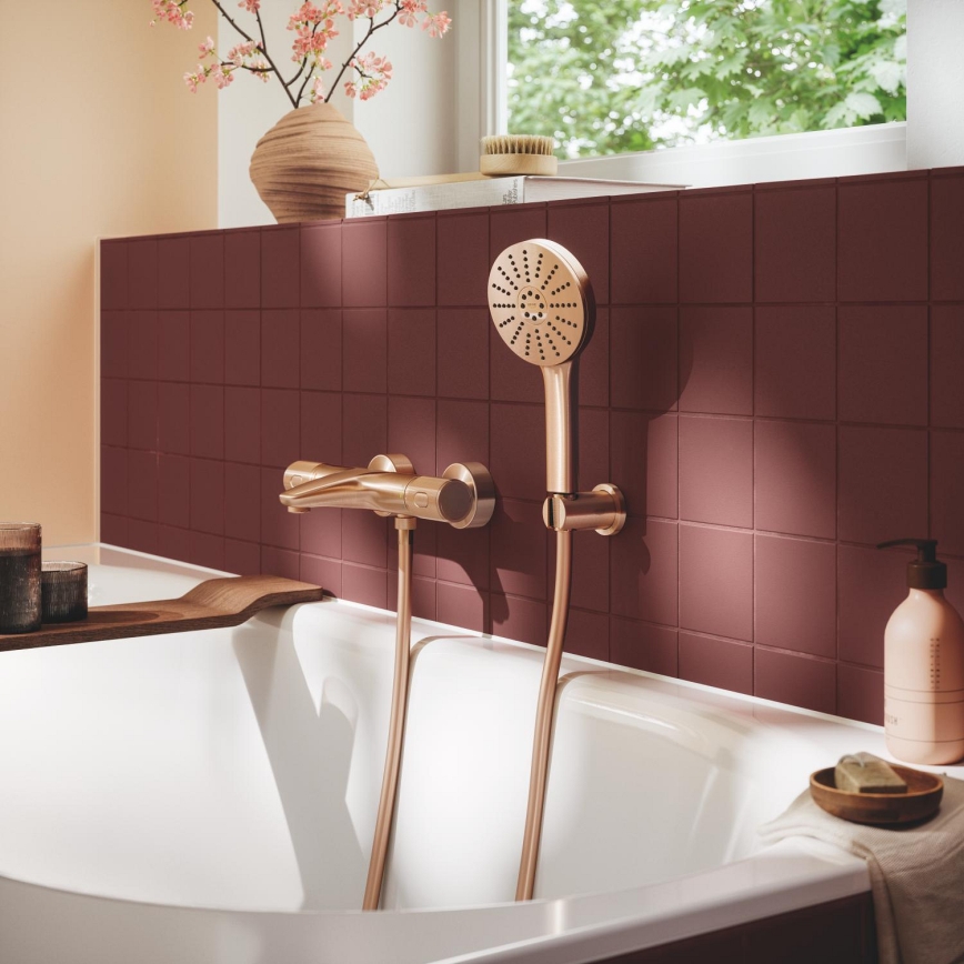 GROHE 134864DL00 - Duș de mână VITALIO JOY+ 120 mm, finisaj cupru