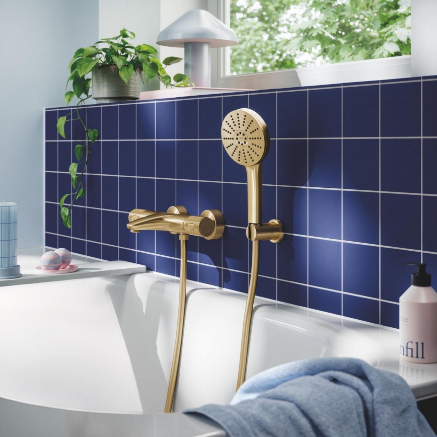 GROHE 134865GN00 - Set de duș VITALIO JOY+ 120 mm, finisaj auriu