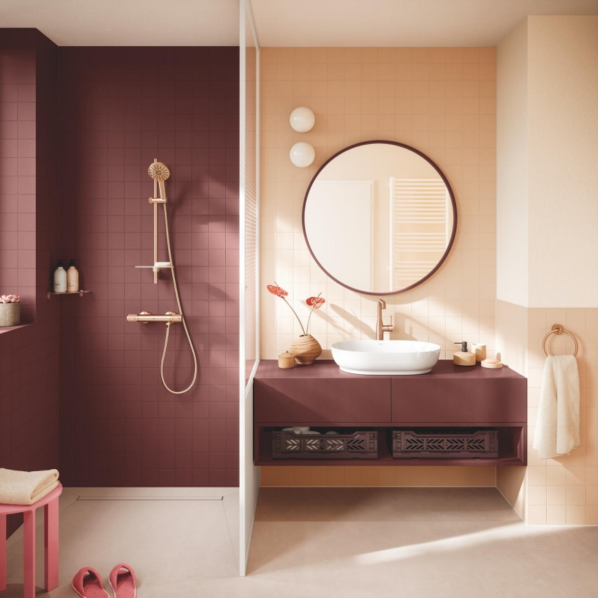 GROHE 134866DL00 - Set de duș VITALIO JOY+ 120 mm, finisaj cupru