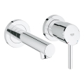 GROHE 19575001 - Baterie pentru lavoar cu două găuri CONCETTO, 147 mm, crom lucios