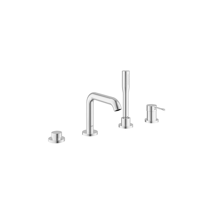 GROHE 19578DC1 - Set baterie pentru cadă ESSENCE, montaj în 4 găuri, oțel inoxidabil