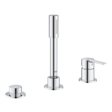 GROHE 19965001 - Baterie pentru cadă cu montare în 3 orificii LINEARE, crom lucios