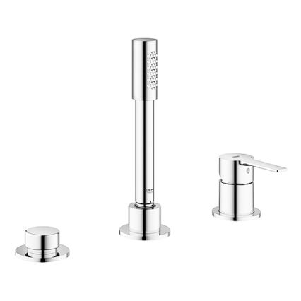 GROHE 19965001 - Baterie pentru cadă LINEARE, montaj în 3 găuri, crom lucios