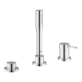 GROHE 19976001 - Baterie pentru cadă ESSENCE, montaj pe 3 găuri, crom lucios
