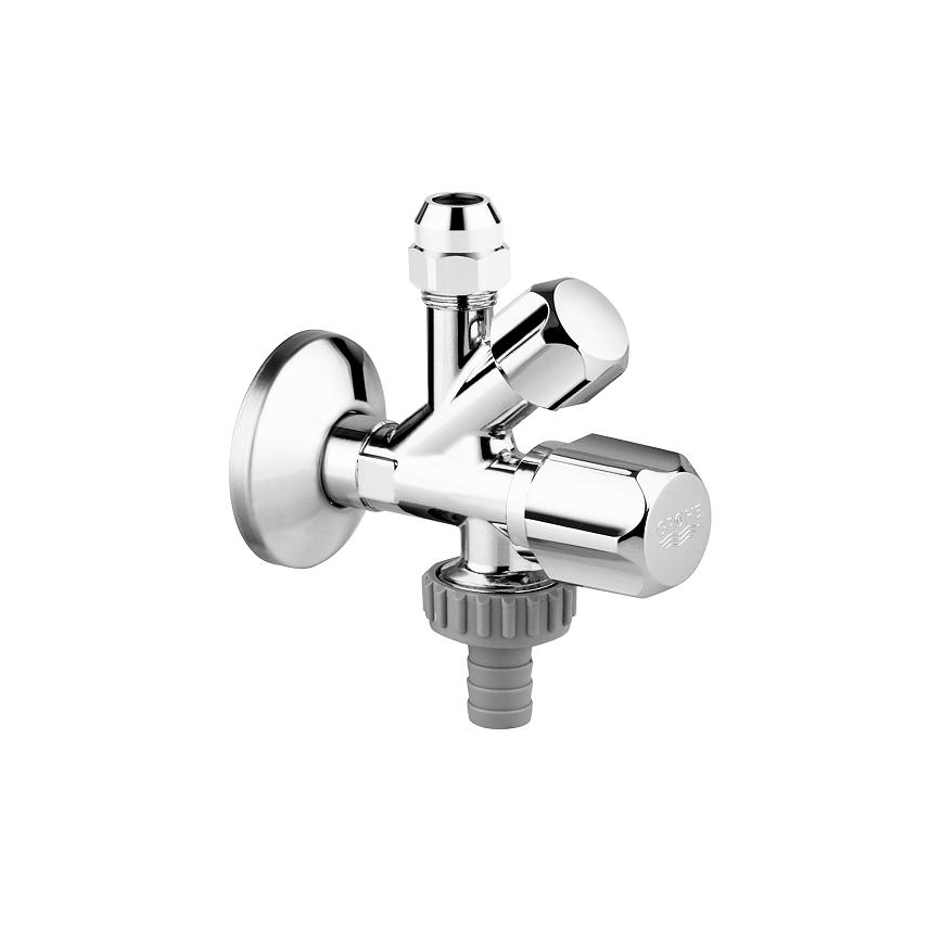 GROHE 22036000 - Ventil colțar combinat ORIGINAL WAS® DN 15 crom lucios