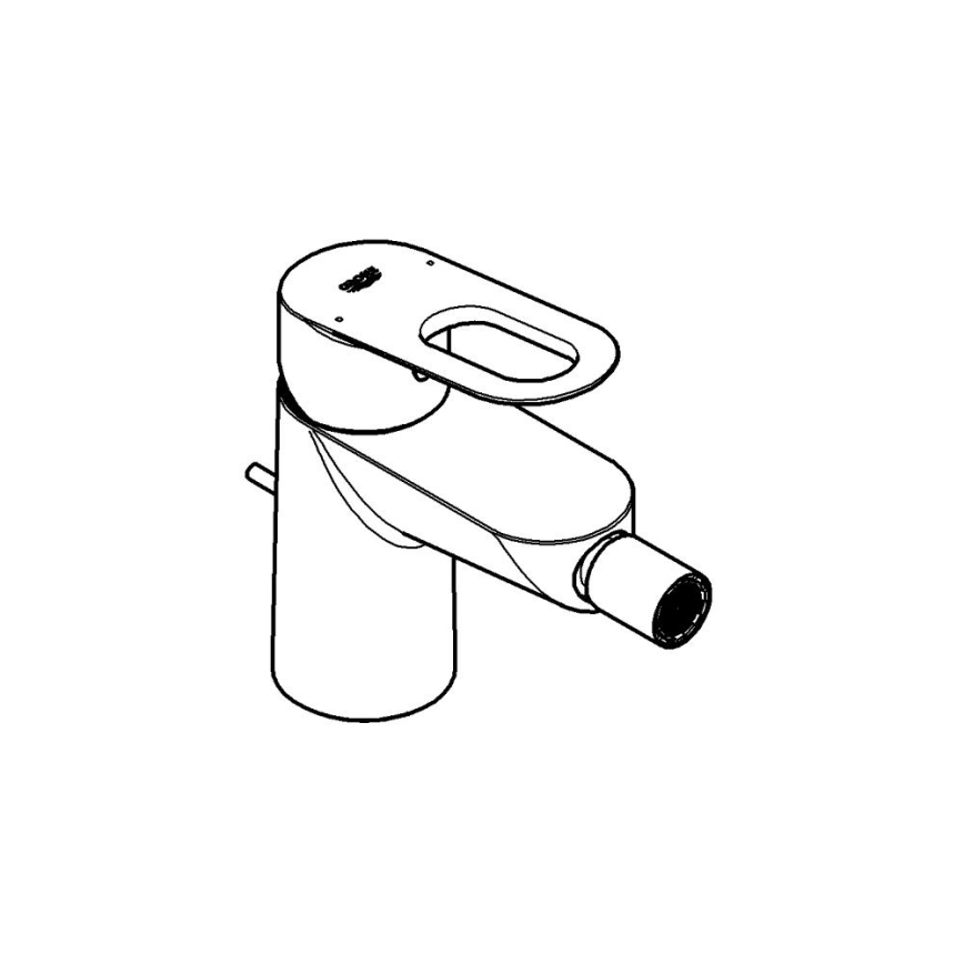 GROHE 23338000 - Baterie pentru bideu BAULOOP, crom lucios