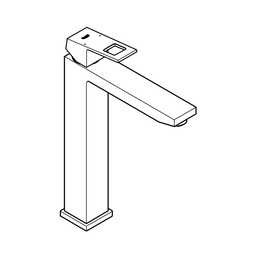 GROHE 23406000 - Baterie pentru lavoar EUROCUBE, mărime XL, crom lucios