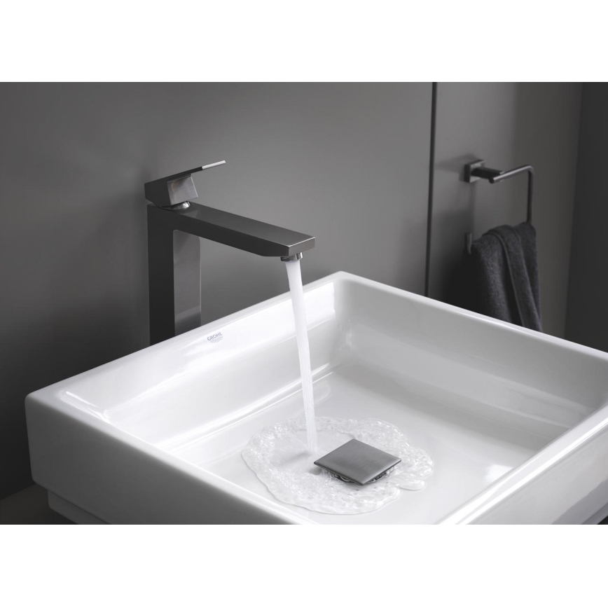 GROHE 23406AL0 - Baterie pentru lavoar EUROCUBE, mărime XL, finisaj grafit
