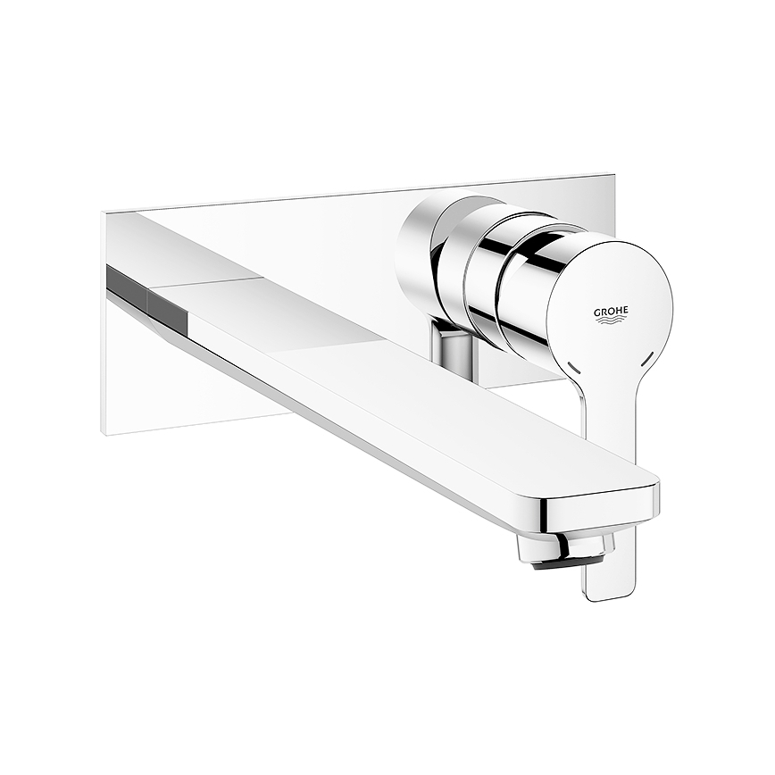 GROHE 23444001 - Baterie pentru lavoar cu două găuri LINEARE, 207 mm, crom lucios