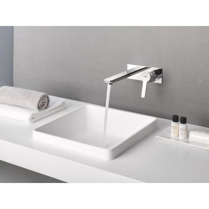 GROHE 23444001 - Baterie pentru lavoar cu două găuri LINEARE, 207 mm, crom lucios